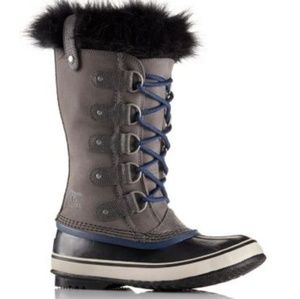 NEW SOREL Joan of Arctic Boots Quarry/Light Cloud